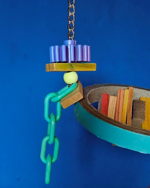 Schaukelring - Waage Sittich - Spielzeug Maße 46 x 15 cm