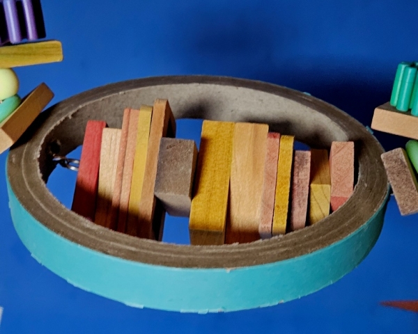 Schaukelring - Waage Sittich - Spielzeug Maße 46 x 15 cm