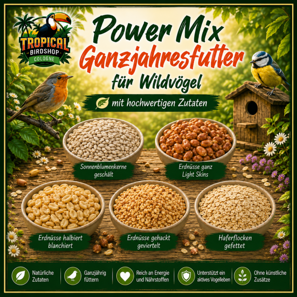 Power Mix Ganzjahresfutter   6000 gr.