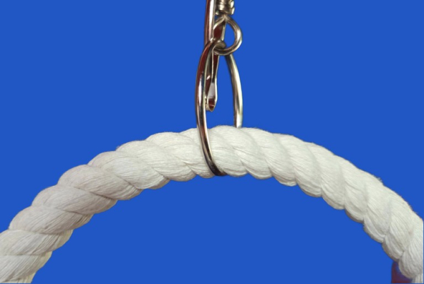 Baumwollring Trio - 3 Ringe  dm = 14 cm  48 cm lang