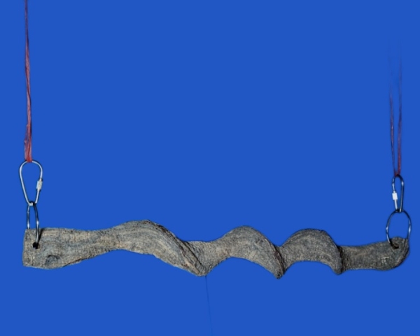 Natur - Sitzstange aus Drachenholz Länge  35 cm