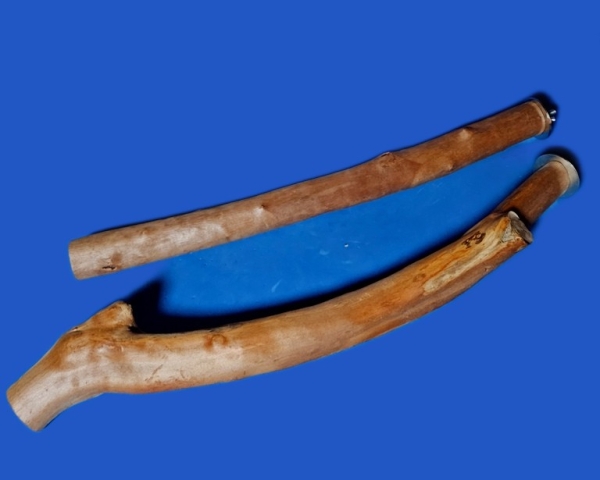 Sitzstange Natur Rindenholz  40 cm  dm= 35 mm