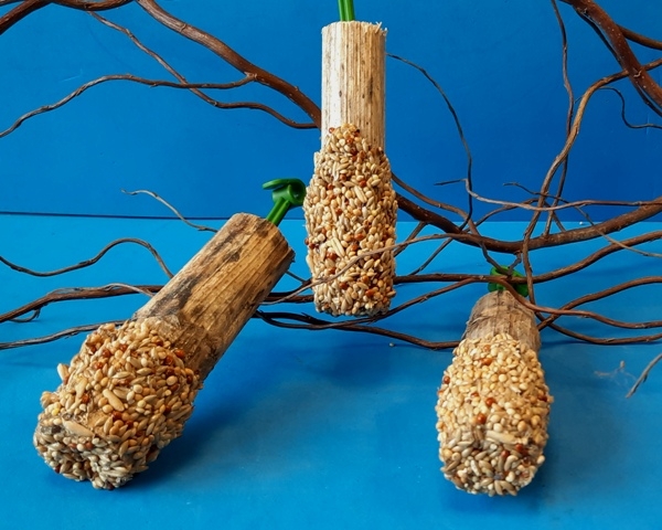 Millet sunflower stalks