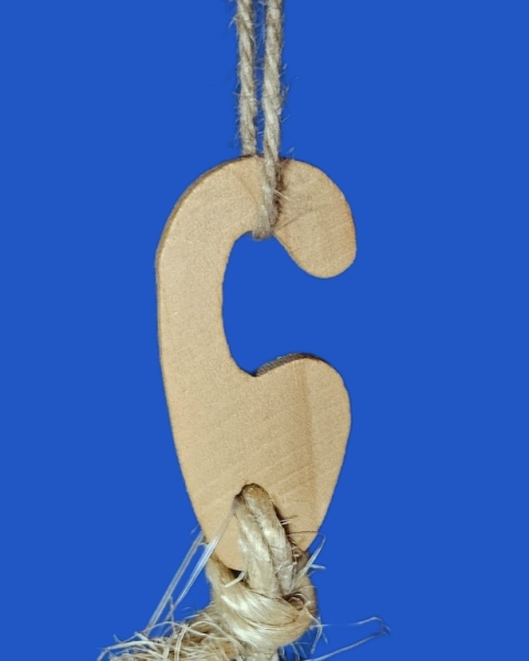 Sittich - Spielzeug Bambus - Freude  Maße 29 x 15 cm
