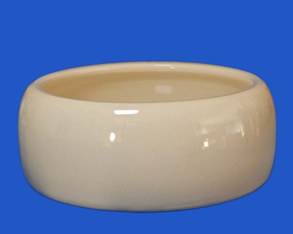 Tontrog - beige  glasierter - Napf   1000 ml
