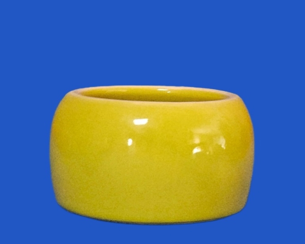 Tontrog - grün  glasierter - Napf      125  ml