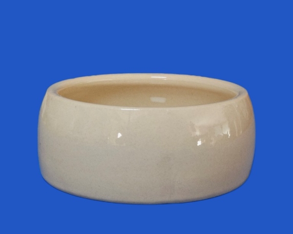 Tontrog -- beige  glasierter - Napf    250 ml