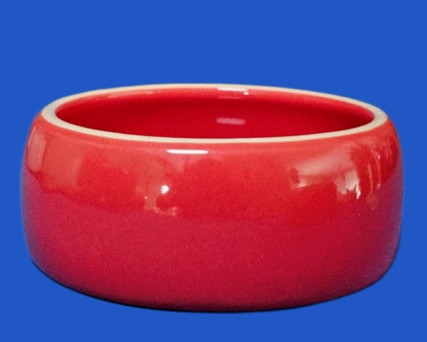 Tontrog - rot  glasierter - Napf   500  ml