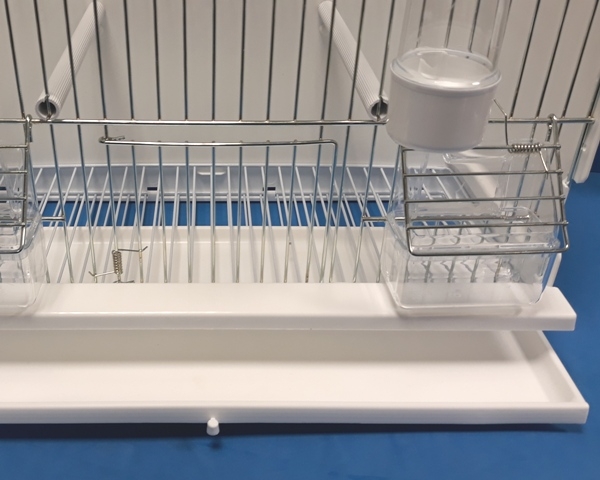 Training cage white with outside lining