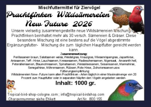 Wildsämereien New - Future 2026 1000 gr.