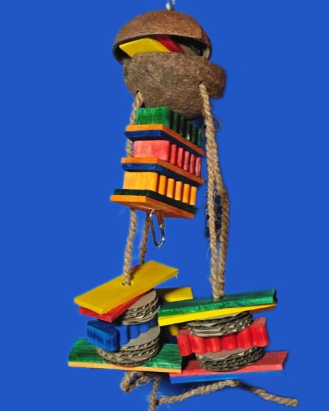 Coco - Rocco  Cocos - Holz Länge ca. 60 x 20 cm