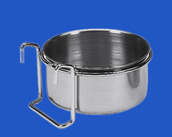 Edelstahlnapf zum Aufhängen   0,9 l