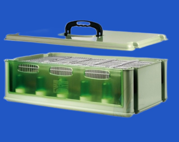 Tino - Transportbox mit Außenfütterung  67 x 34 x 21 cm