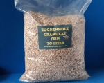 Buchenholzgranulat  Körnung 8 mm grob 20 Liter