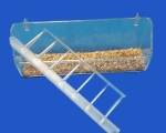 Futternapf mit Raufe transparent 38 cm