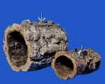 Korkröhre - Natur zum Anschrauben small Länge 15 cm