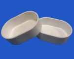 Kunststoffnapf oval - weiss  12 x 7,5 x 3,5 cm