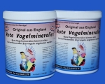 Rote Vogelmineralien  England  1200 gr.